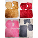 Kit 3 Peças De Banheiro Desenhado (Liso) Com Antiderrapante