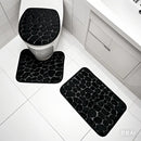 Kit 3 Peças De Banheiro Desenhado (Liso) Com Antiderrapante