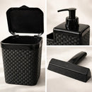 Kit Cozinha Completa: Escorredor de Louça + Lixeira 5L + Porta Detergente + Rodinho de Pia