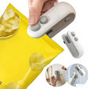Mini Máquina Seladora Portátil  2 Em 1 com Carregamento Usb Elétrica